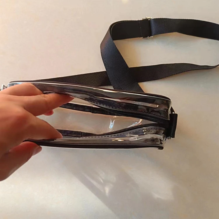 Custom Logo Stadium Approved PVC camera shaped bag crossbody design,women waterproof small camera shoulder sling bag