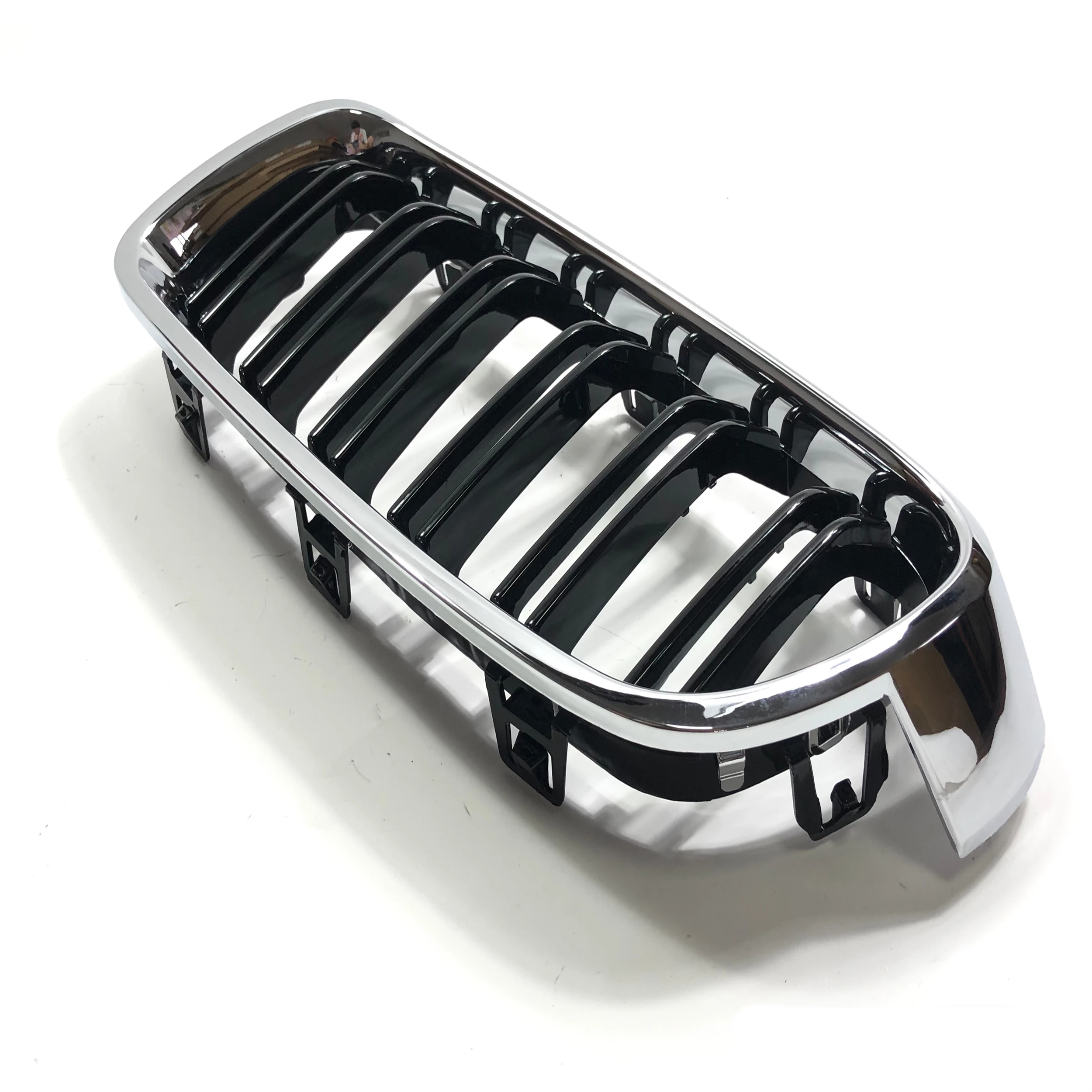 Оптовая продажа, Высококачественная Передняя решетка для автомобиля BMW 3 серии F30 ABS, хромированная, Черная