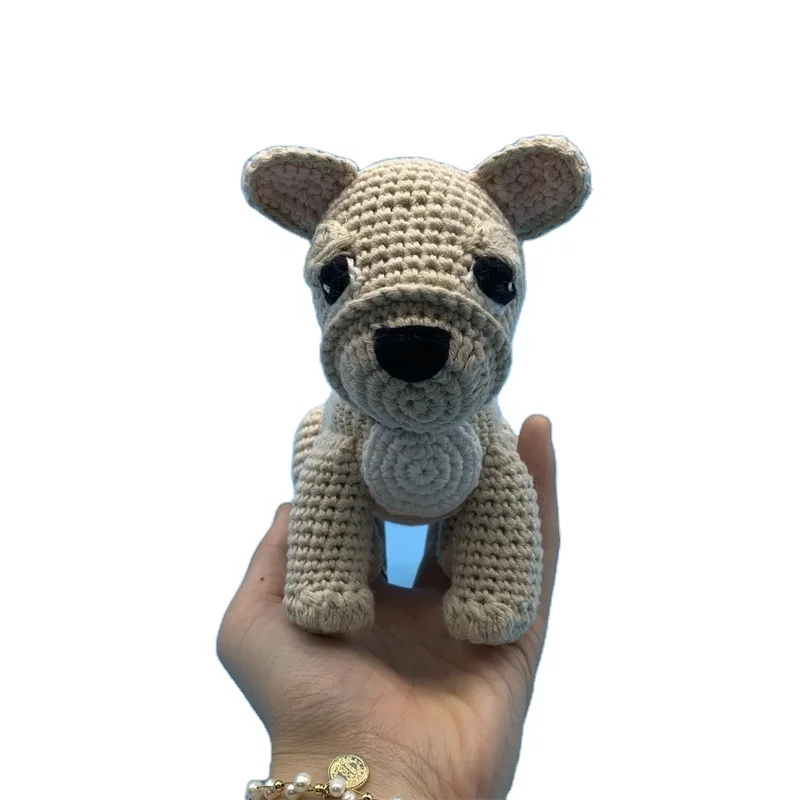 Кукла-бульдог амигуруми