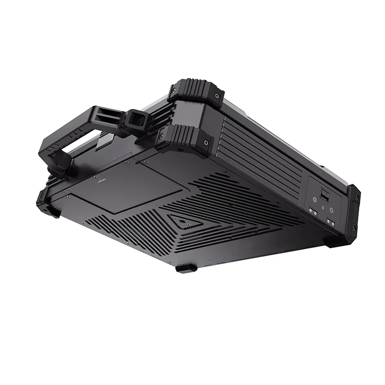 HD Handheld Remote Control Uav Ground Control Station support 8-channel video return with Dual Screen Display for UAV/Drone