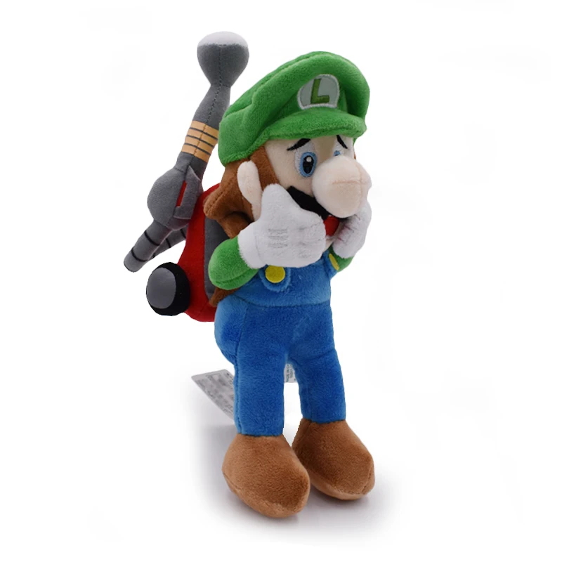 free shipping  22cm Scary Luigi Haunted House Game Super Bros Plush Toy Luigi Cuddly Stuffed Animal Soft Doll Gift  for kids HH