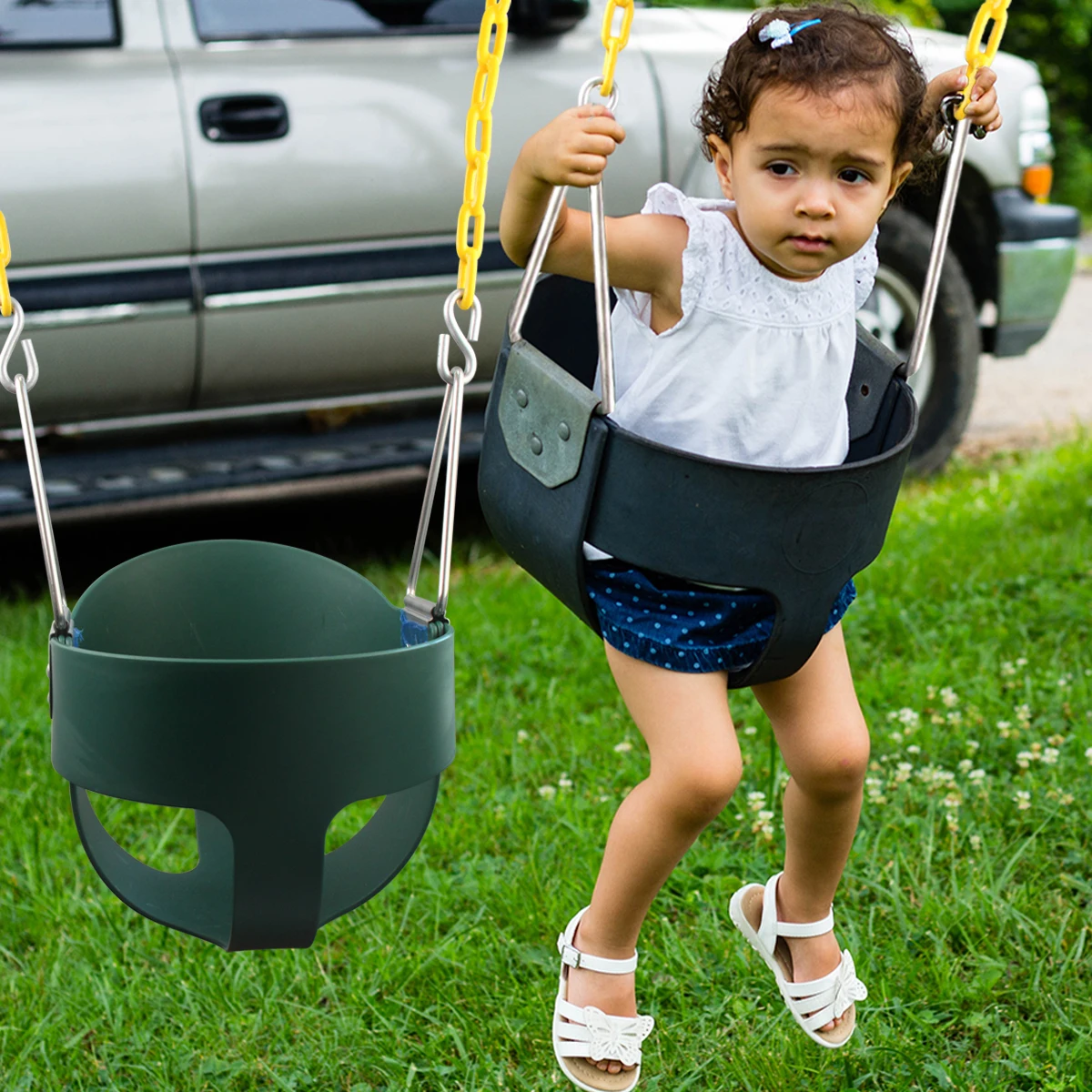 EVA Swing Chain Hanging Chair Baby Swing Patio Swings