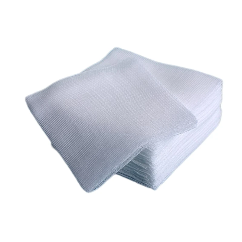 Factory wholesale plain bleached gauze pad  4x4 sterile gauze sponge