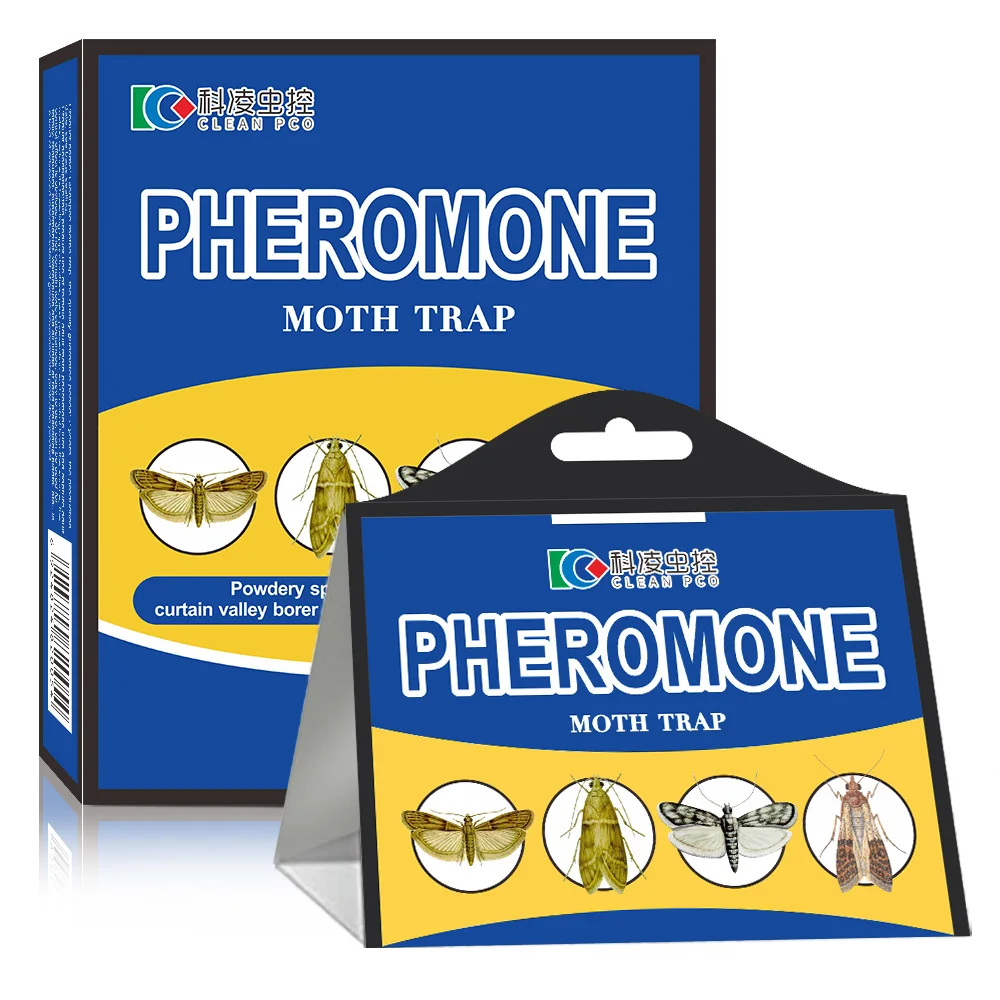 Лидер продаж муфтовые ловушки для одежды и кладовой Amazon борьбы с насекомыми 2020 2-5 шт. одноразовые 480