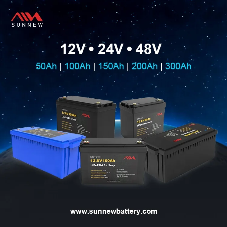 SUNNEW LiFePo4 литиево-ионный аккумулятор Прямая продажа с завода 12 В 24 100 А/200 А/х