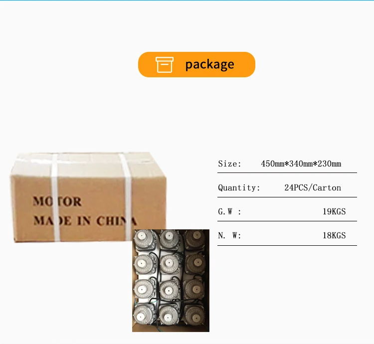 double ball bearing Copper Wire Winding Pedestal stand fan motor