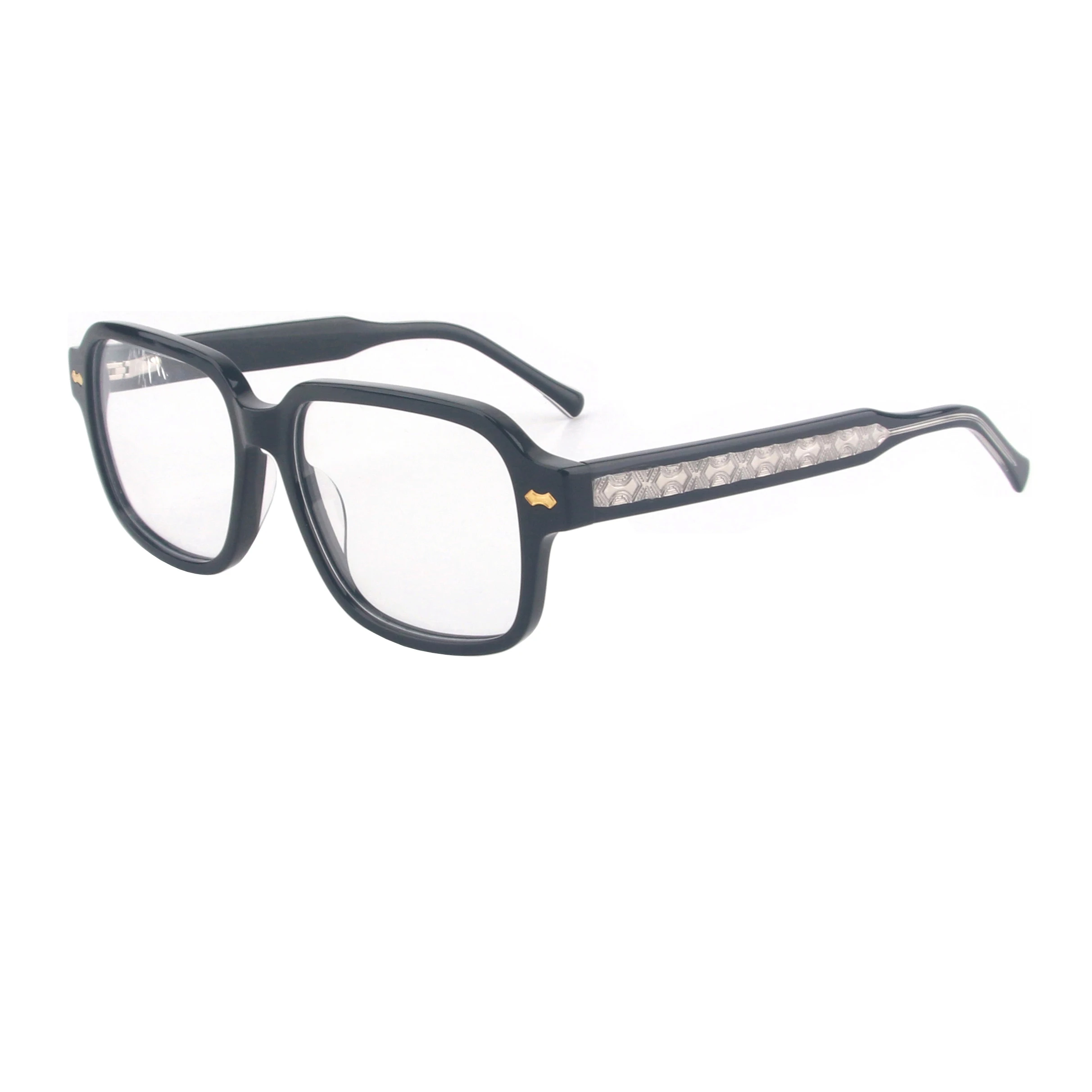 stock glasses optical custom Popular men frame Ready Quality Fashion acetate spectacles eyeglasses Classic women new