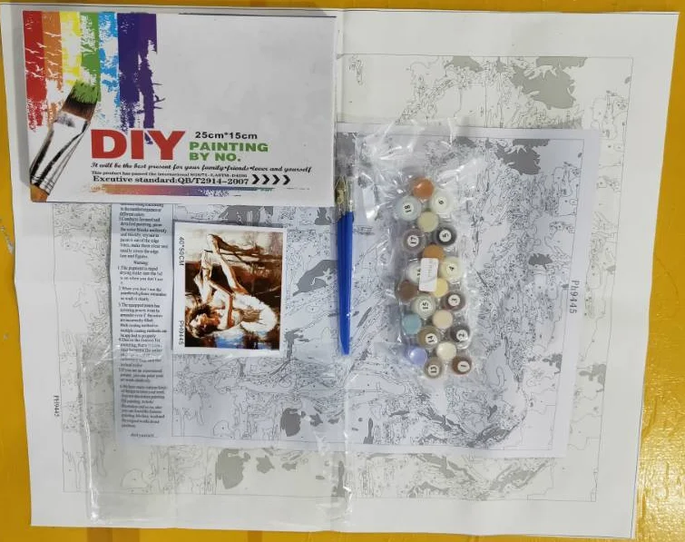 R-PBN Sample1-4 оптовый заказ DIY картина по номерам наборы ручная роспись маслом с рамкой Wall Art домашний декор настенная