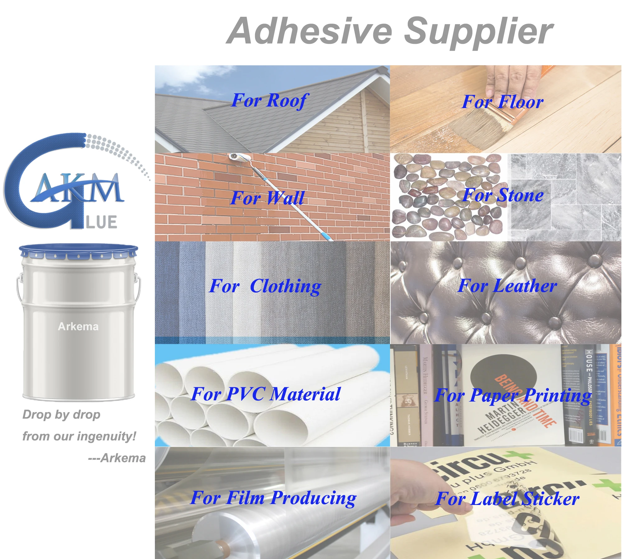 Milky White Acrylic Adhesive For Hot Stamping Foil Water based adhesives Compound Glue Water-based foil glue