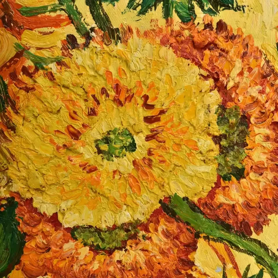 High Quality Famous Reproduction Impressionism Sunflower series By Van Gogh Handpainted Flowers Paintings