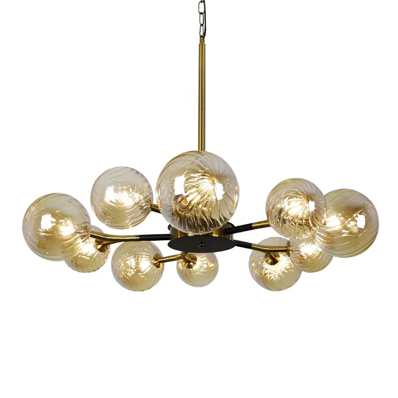 Vintage Brass Axis 3-Tier Chandelier Industrial Sensibility Ceiling Lamp Chandelier Lighting For Lobby