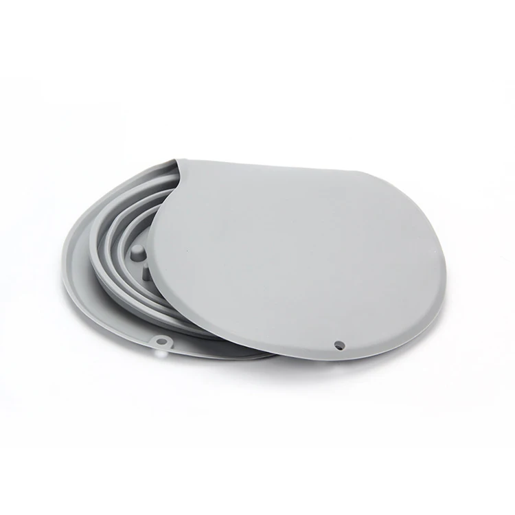 Shenzhen manufacture custom double silicone foldable pet bowls slow dog cat pet feeding bowl for water food