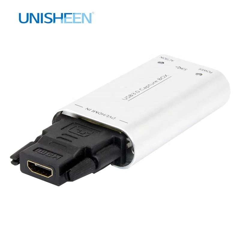 USB3.0 DVI HDMI видео Захват карты коробка граббер ключ игра потоковая прямая трансляция 1080P OBS vMix Wirecast Xsplit