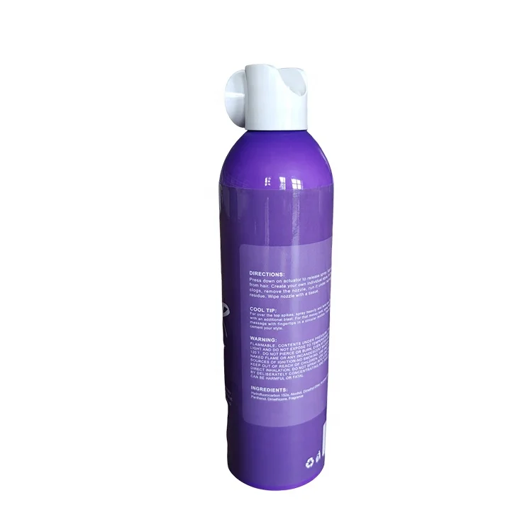 OEM  Fast Drying Keratin Silk Protein Extract Hair Freezing Spray Extra Hold For Hair