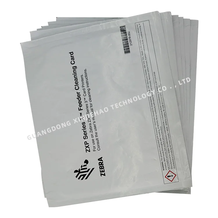 Original Zebra 105999-302 4long4short Cleaning Card 105999-303 6long6short6Roller Cleaning Kit For ZXP1 ZXP3 ZXP3C Card Printer