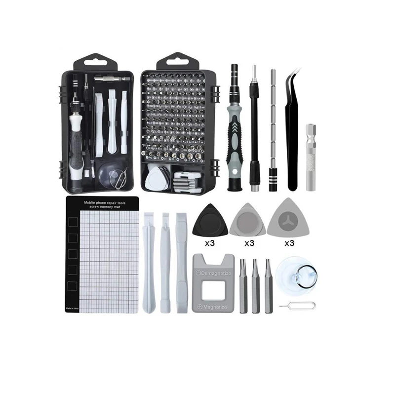 122 in 1 Screwdriver Set Multi Function Phone Laptop Repair Tools Bit Screwdriver Set For Laptop Phone