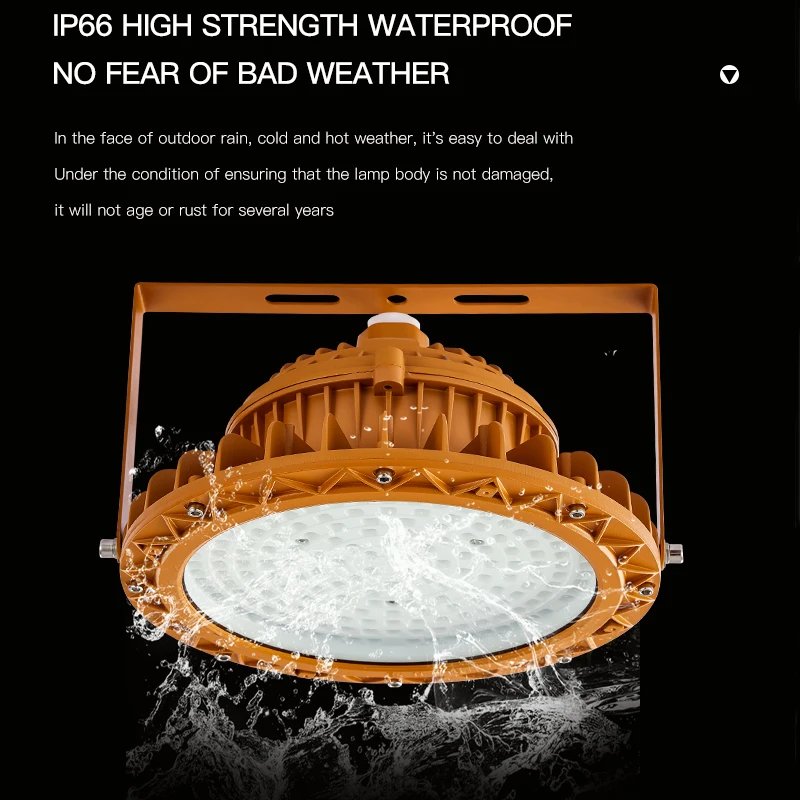 led light zone ATEX certified explosion proof floodlight easy install led explosion-proof industrial lights