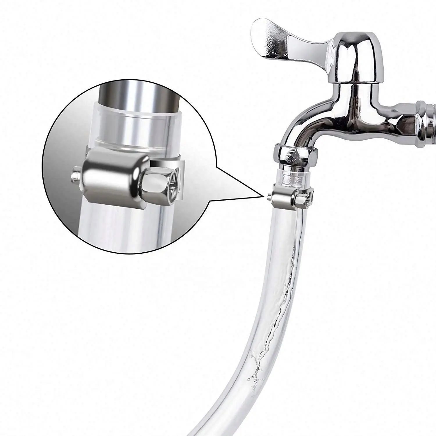 Wholesale Price factory direct supply transparent plastic tube PVC duct spring wire hose