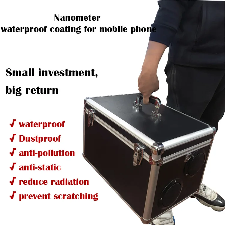Street Stall Fully Automatic Multifunctional Waterproof Mobile Phone Screen Nano Coating Machine With Voice Broadcast