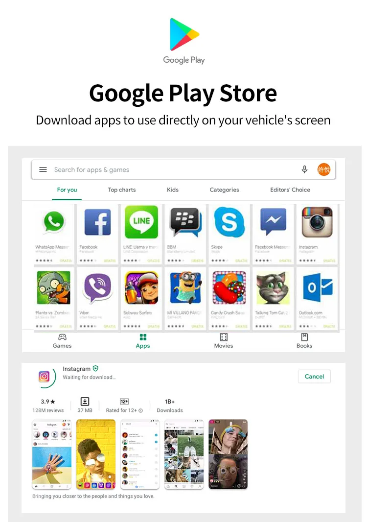 auto Smart carplay car box Android 9.0 4+32G 5G wifi for Ford sync3 car radio carplay dongle