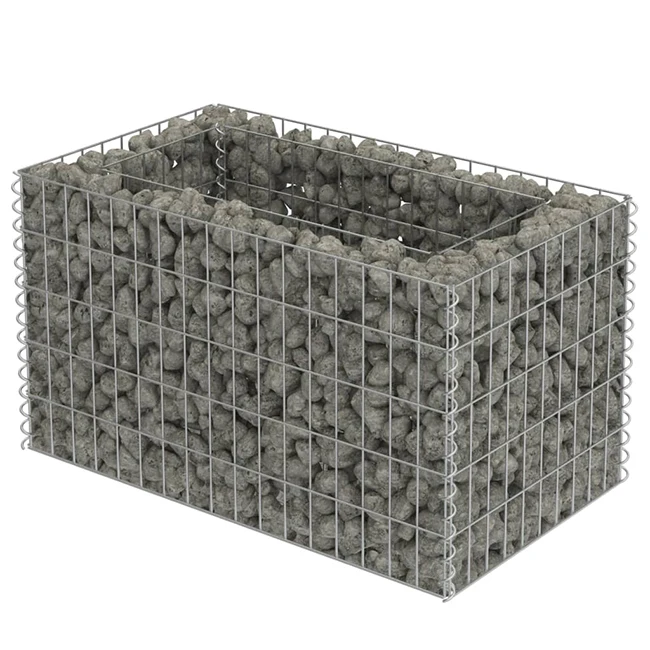 Hot-Dipped Galvanized Welded Wire Mesh Fence Gabion Stone Box