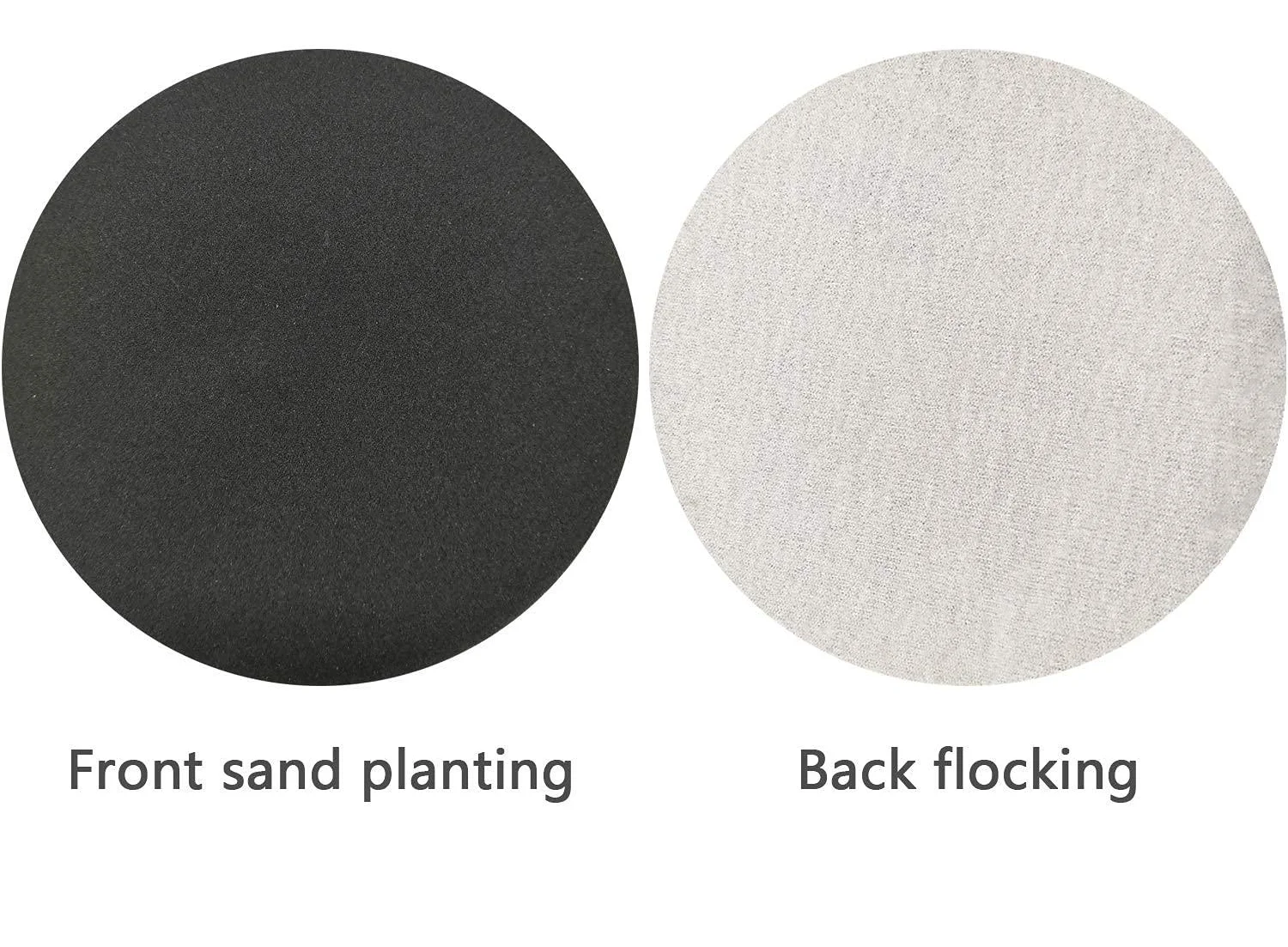 Pangea Black 8 Inch P 60-10000 Round Abrasive Paper Silicon Carbide Hook and Loop for Stone Polishing