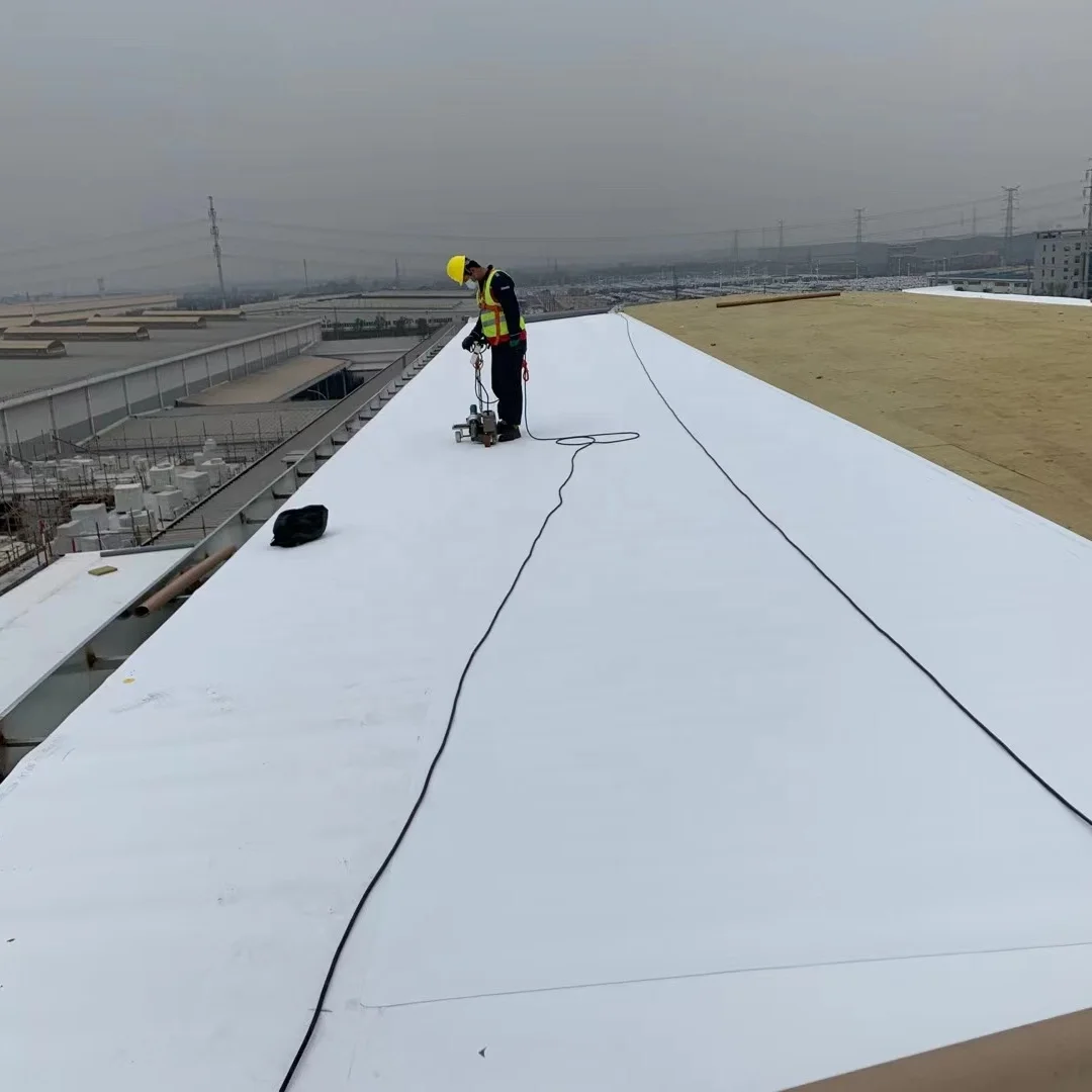 Thermoplastic Polyolefin (TPO) Roof Underlayment Waterproof Membrane for House Wrap Ice and Water Shield Roofing