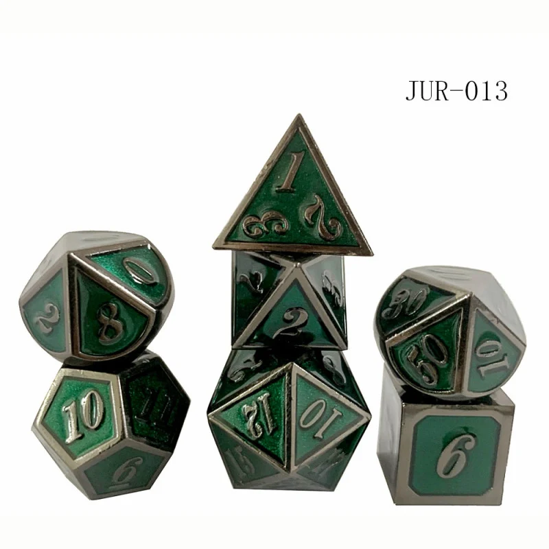 Source factory specializing in making zinc alloy multi-sided metal dice game entertainment dice