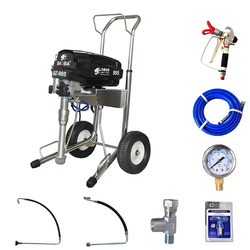 BAOBA A6 airless paint sprayer airless spray painting machine putty sprayer