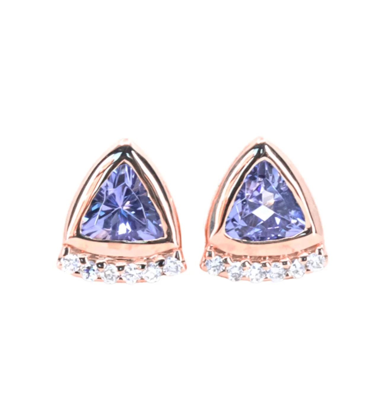 Laodun New Arrival S925 Stud Earring Minimalist Anniversary Luxury Pretty Customized CZ 18K Sterling Silver Earring