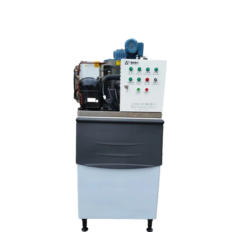 Flake Ice Machine Stainless Steel Evaporator 1 Ton Ice Flake Maker Machine