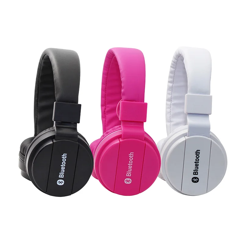 Factory custom colors and logo headset studio earphones cute on-ear headphone for mobile phones