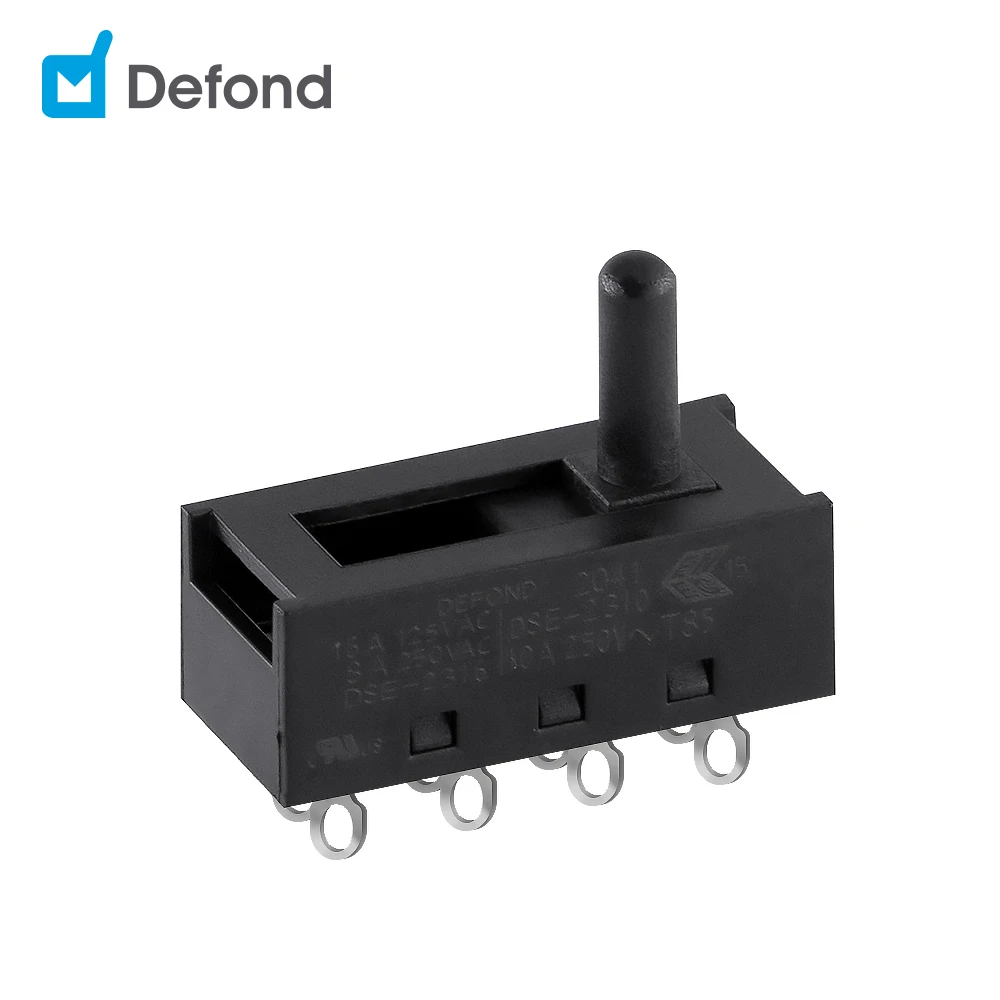 16A 125VAC T85 8pin DP3T ползунковый Переключатель Defond
