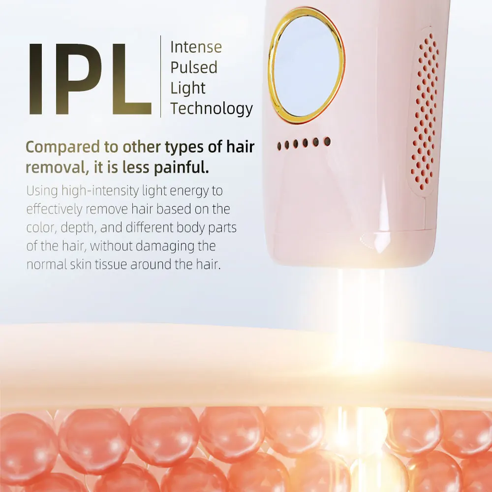 New arrival Laser IPL Hair removal Intense Pulsed Light ipl Hair Removal Device Handset Machine 5 level Home use epilator