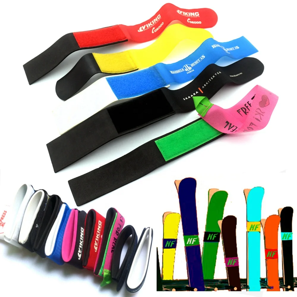 Snowboard Straps Custom Hook and Loop Ski Strap