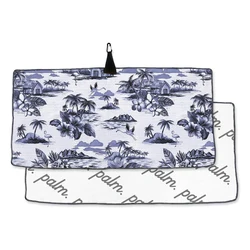 Sublimation printed microfiber quick dry jaqcuard golf towels best absorbent with custom logo