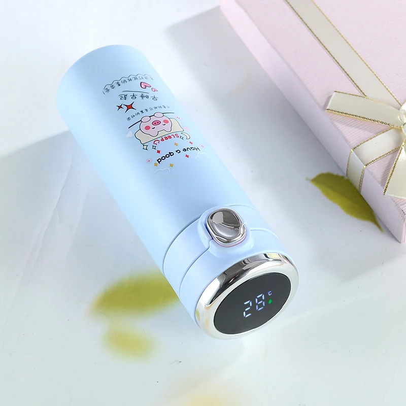 Smart Coffee Mugs Straight Cup strong heat insulation stainless steel thermos cup