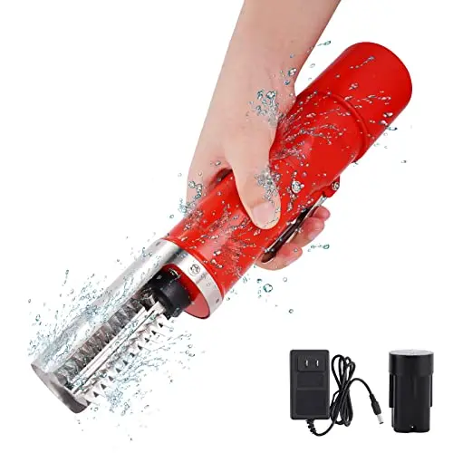 Hand Fish Scaler Battery for 12v Portable Mini Small Cordless Electric Battery Operated Wireless Fish Scaler 18650 NCM 12 Months