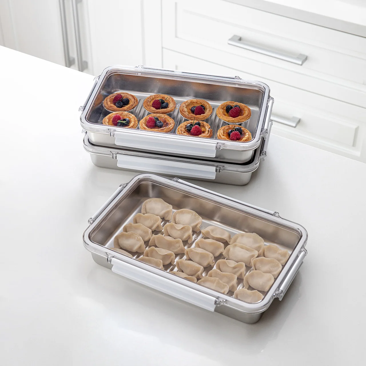 SHIMOYAMA безопасная для посудомоечной машины 316 из нержавеющей стали противень лазаньи тостера глубокий выпечки прямоугольные противни