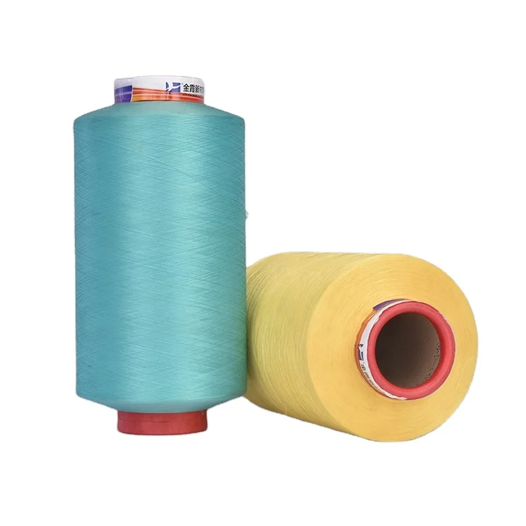 High quality dty polyester yarn dyed recycled tshirt yarn recycle yarn for knitting