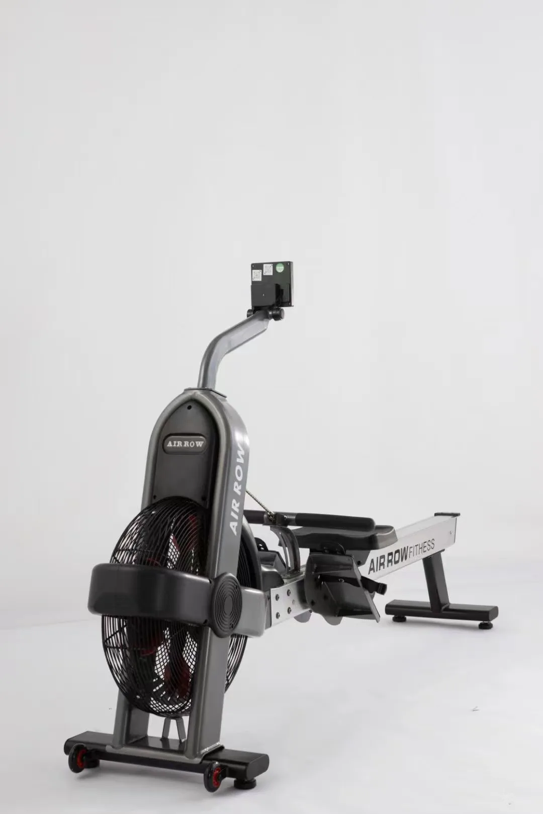 Rowing Machine FAN Resistance air Rower with Monitor for Commercial Cardio Fitness Gym Club