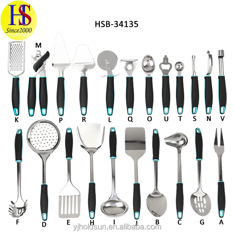 Kitchen Cooking Stainless Steel Soup Spoon Rice Soup Serving Spoons with Ergonomic Handle