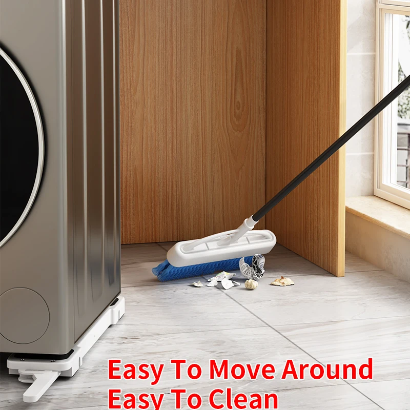 074-A105 Single-layer, shock-absorbing, non-slip rubber mount padded non-slip organizer and laundry rack Standing installation
