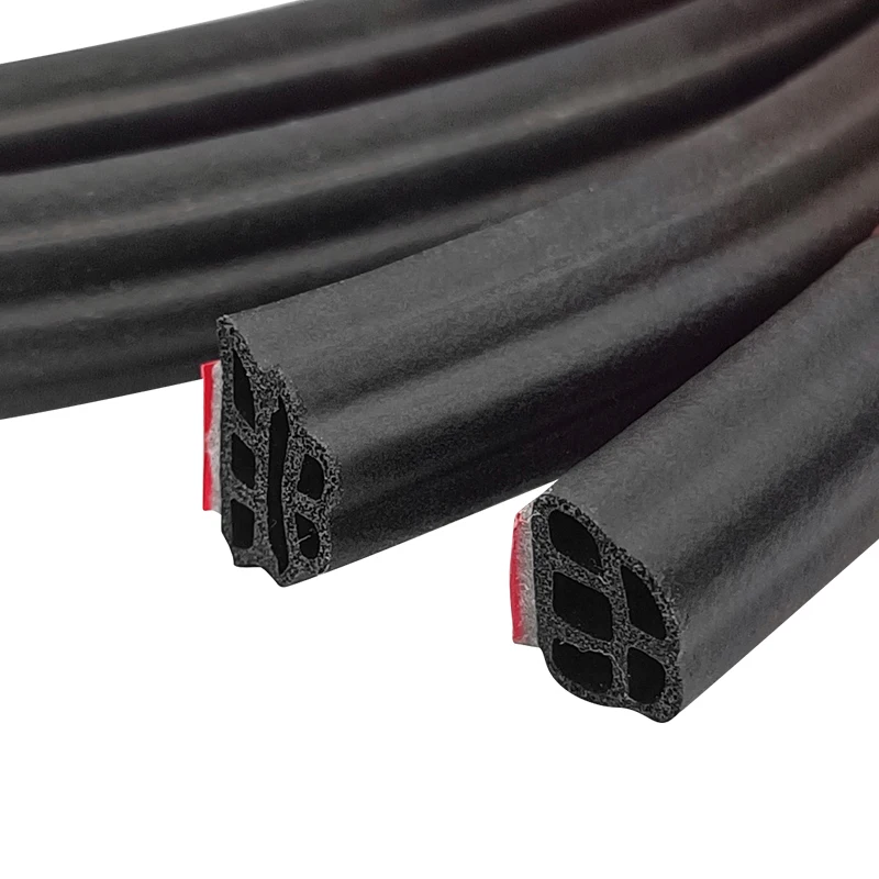 Universal Self-Adhesive Rubber Duct Seal for Doors and Windows - Noise Insulation