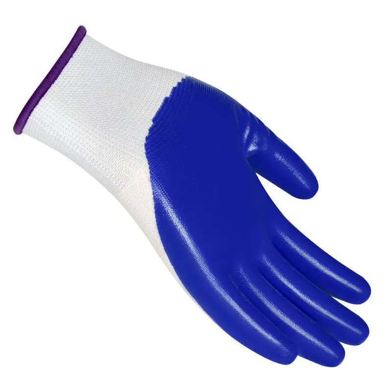 Nylon Work Gloves For General Purpose High Quality Polyester Safety Gloves Custom Logo Safety Working Gloves