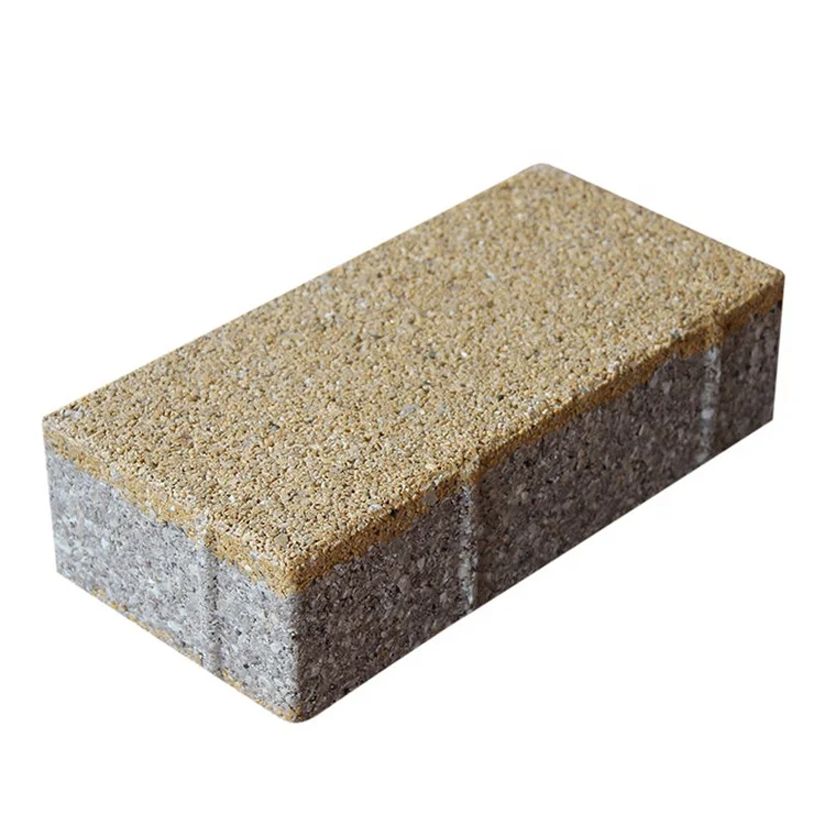 Водопроницаемый кирпич, дешевый кирпич для спеченного брусчатки, облицовка пола сада