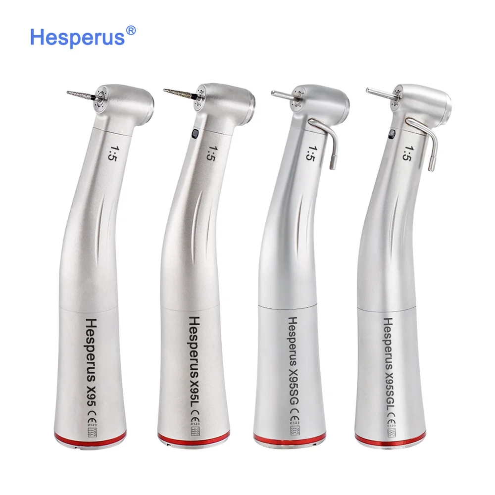 Hot 1:5 Turbine Push Button High Speed Dental Handpiece Dental Led Quick Coupling Fiber Optic Handpiece