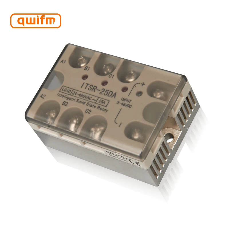 3 year warranty DC/AC control 10A~120A three phase ssr solid state relay