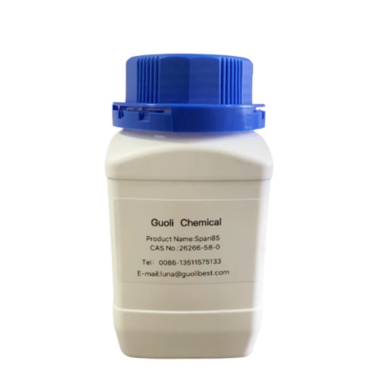 Food grade Span 85 CAS 26266-58-0 Sorbitan stearate Yellow viscous grease Non ionic Surfactant