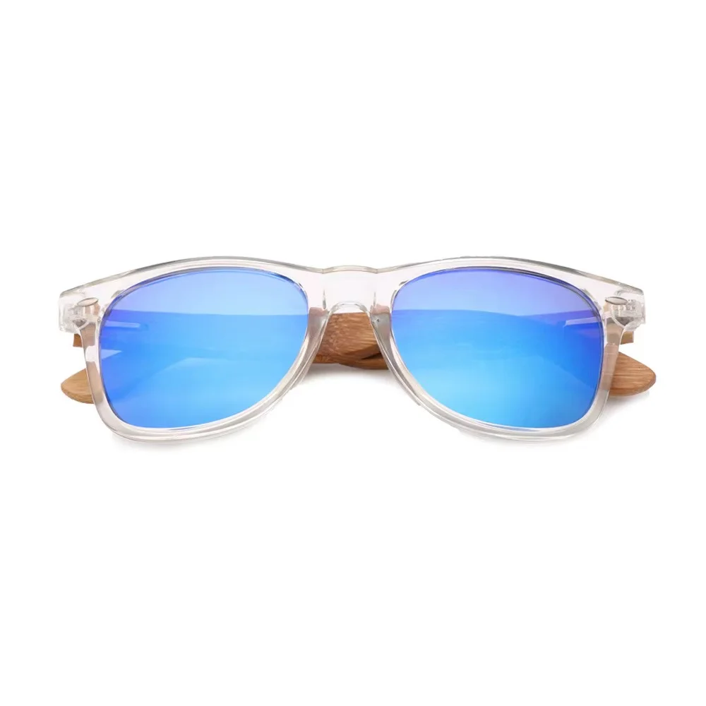 2023 New Bamboo and Wood Glasses Frame Polarizing Sunglasses Transparent Fashion unisex Sunglasses
